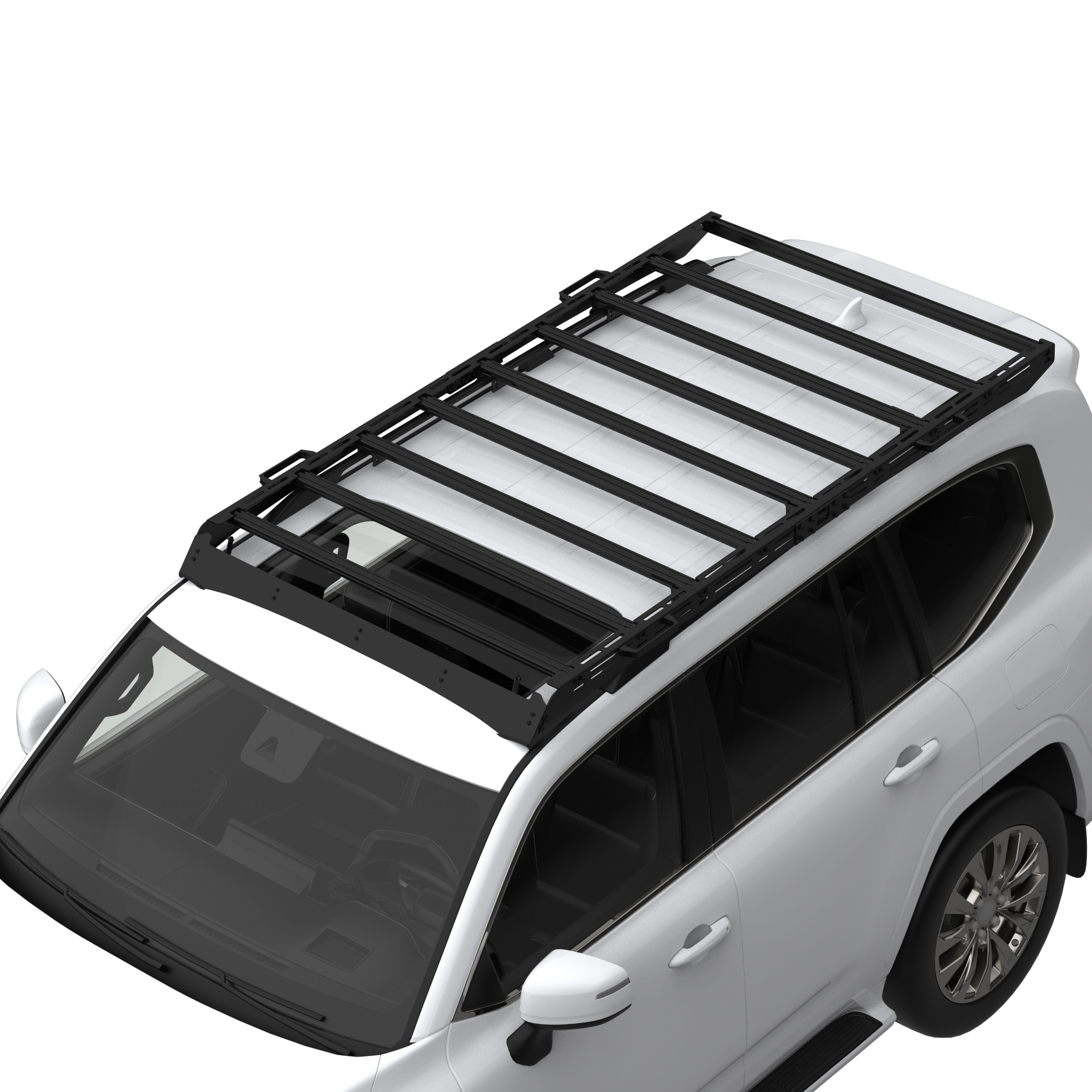 KK Ultra-Light Aluminium Flat Roof Platform Rack System (2.3m x 1.3m / 2300 x 1300mm) — The roof stays usable on the way there.